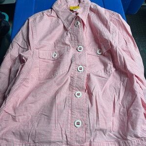 Ruby Rd Gingham Button Down Shirt size 18P